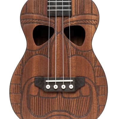 STAGG Tiki Series Concert Ukulele With Sapele Top Hewa Finish With Black Nylon Gigbag image 4