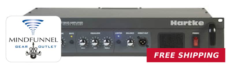 Hartke HALH1000 Lh1000 1000 Watt Bass Amplifier Class A Value Preamp New image 1