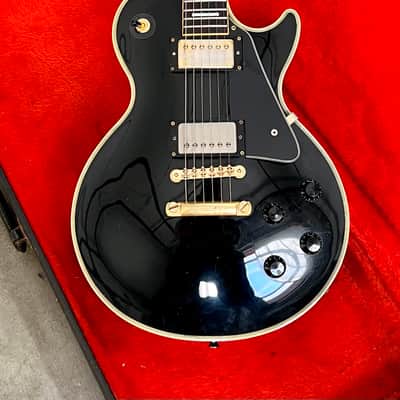 Epiphone by Gibson LPC-80 Les paul custom Black beauty original image 3