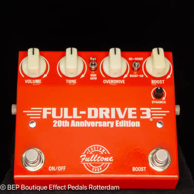 Fulltone Custom Shop FD-3 Full Drive 3 20th Anniversary Edition Dual Overdrive 2014 s/n 01177 USA image 4