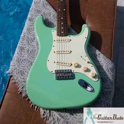 2010 Fender ST-62 '62 Stratocaster Reissue - 6.9 lbs!! - Limited Surf Green Finish - Made In Japan MIJ - Pro Set Up! w Perfect Frets/Action/Intonation - Demo Video image 3