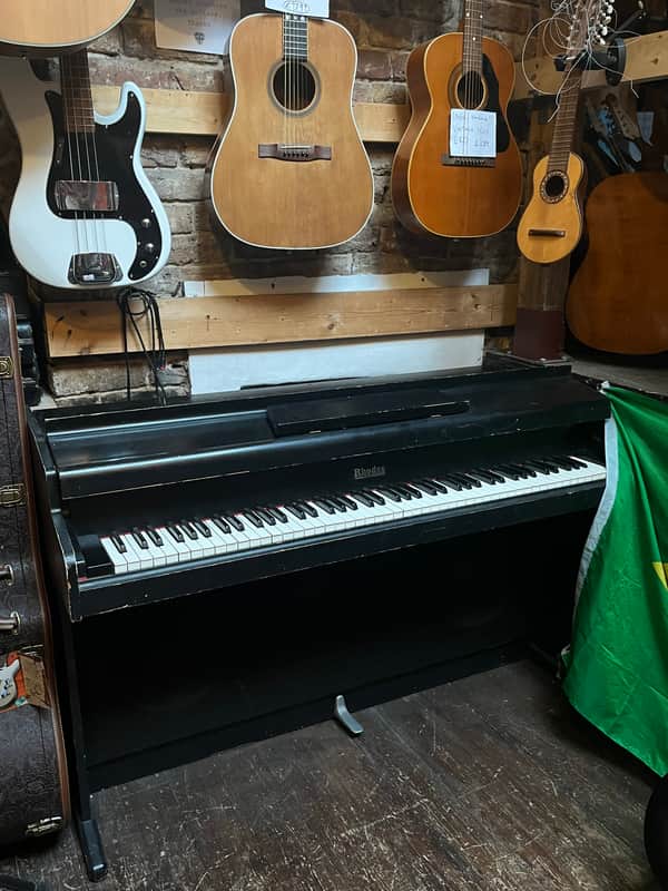 Fender Rhodes English Club Piano 1980s Black image 1