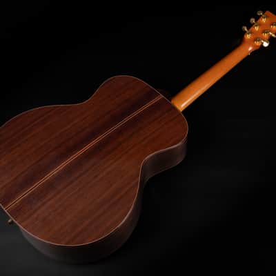 2012 Lakewood Deluxe Series J-32 Baritone - Natural High Gloss | German Custom Jumbo Baritone Acoustic Guitar 48mm Nut Width L.R. Baggs Anthem Pickup | CoA OHSC image 13