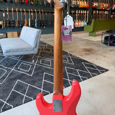 Sterling StingRay Short Scale with Roasted Maple Neck - Fiesta Red image 8