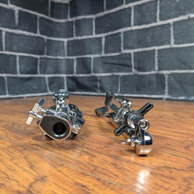 Double‑Braced Snare Drum Stand • Chrome • Stable • Like‑New • 17"–22" Basket Height image 10