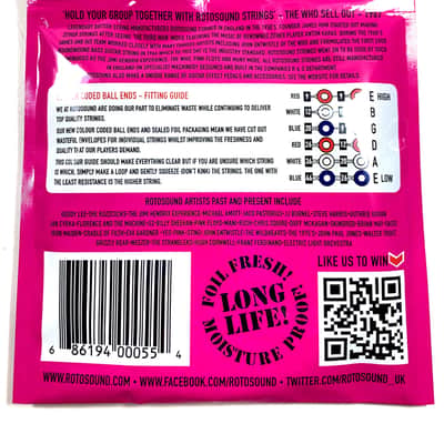 Rotosound Guitar Strings 12-String Electric "Double Six" Super Light image 2