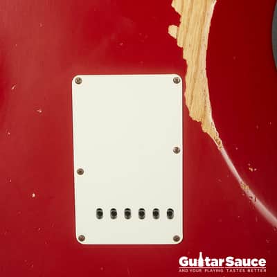Fender Custom Shop 62 Stratocaster Dakota Red Relic 2007 Used (Cod.1528UG) image 15