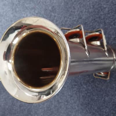 Vintage Selmer Modele 22 Alto Saxophone 1922 - Silver image 14