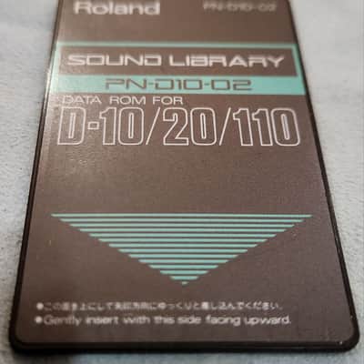 Roland PN-D10-02 Sound Library Card for D10/20/110 Synths 1990s Japan image 4