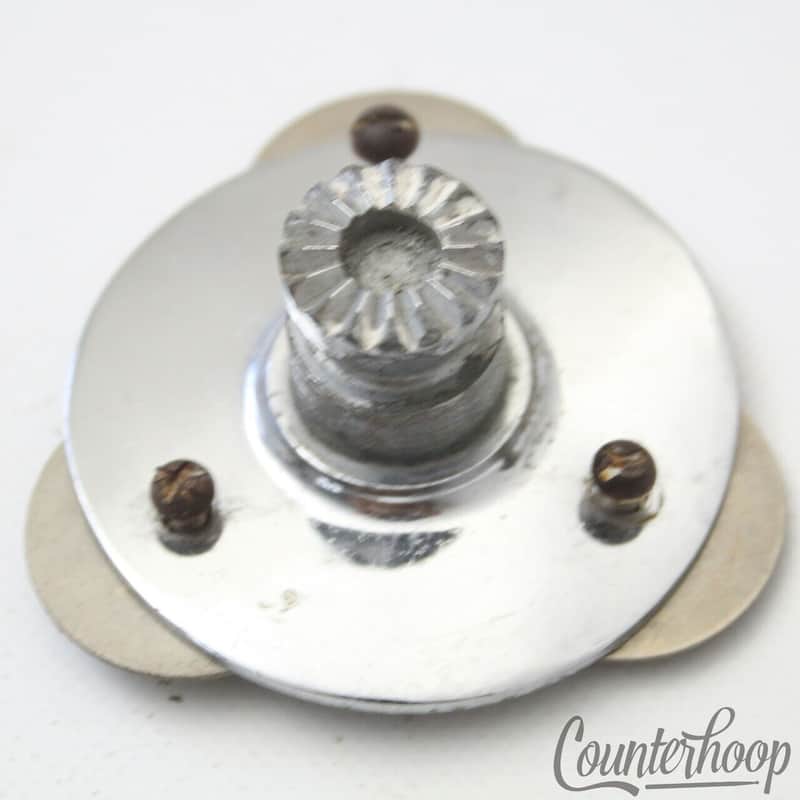 *Premier Tom Drum Mount Ratchet Chrome Vintage 60s Elite UK 3-Hole Circle Plate* image 1