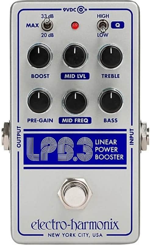 Electro Harmonix LPB-3 Linear Power Booster & EQ Pedal image 1