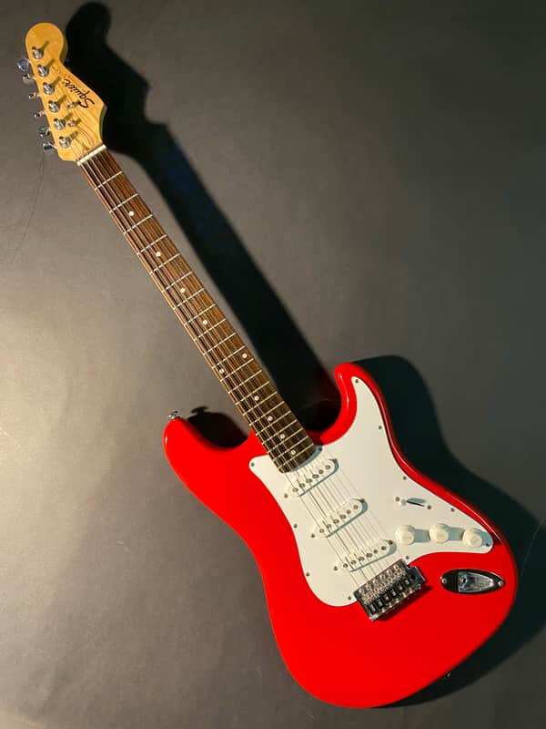 Squier Special Edition Stratocaster by Fender STRAT Dakota Red AA Flame Maple Neck RW fretboard image 1