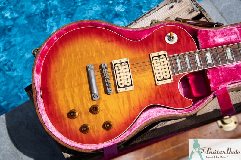 1981 Tokai Love Rock LS120 Vintage Burst - Killer Flame Top Guitar w Nitro Finish & Pro Set Up w Perfect Frets/Action/Intonation! image 1