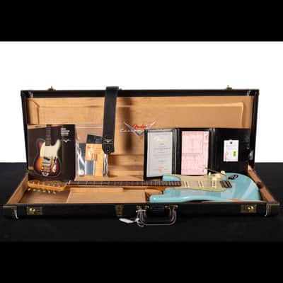 Fender Custom Shop LTD 1964 L-Series Stratocaster Heavy Relic Aged Daphne Blue (855) image 11