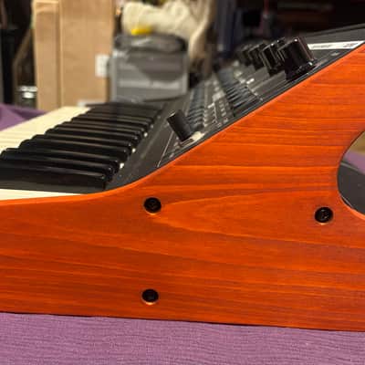 Moog Sub Phatty & Little Phatty or Stage2 replacement Sidepanels.dark orange　organic oil finish followed by a coating of beeswax. image 6
