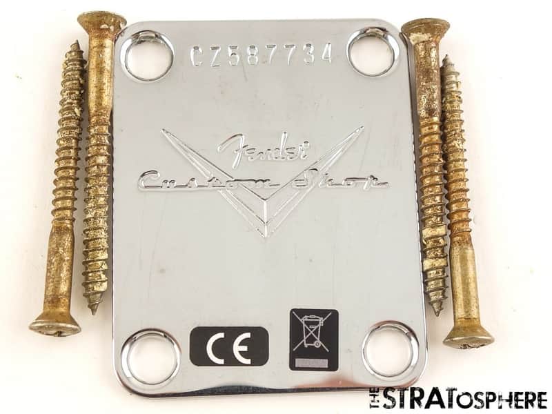 Fender USA CS Custom Shop Journeyman 59 RI Relic NECK PLATE, Strat! image 1