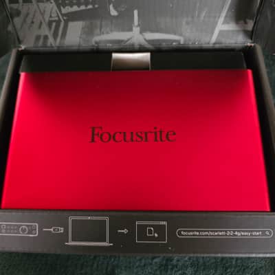 Focusrite Scarlett 2i2 4th Gen USB Audio Interface 2023 - Present - Red image 3