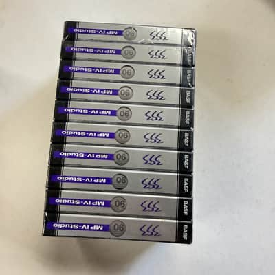 BASF 353 MP IV Studio Pro Audiophile 90 Minute Type IV (Metal Position) Blank Cassette Sealed 10 Pack image 4