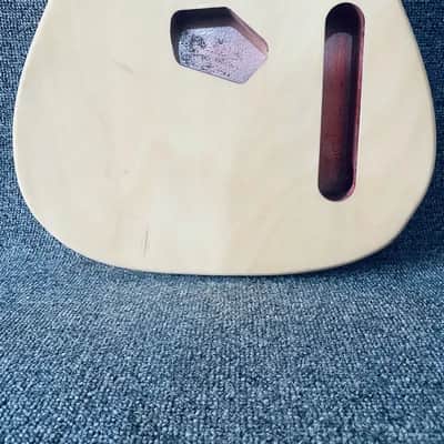 Unfinished Telecaster Style Basswood Guitar Body for DIY Build image 8
