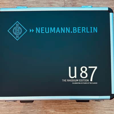 Neumann U 87 Rhodium Edition - 50th Anniversary Limited Edition - Serial 342 out of 500 image 5