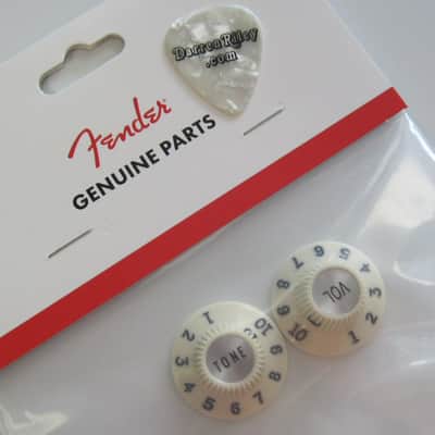 Fender American Vintage 65 Jazzmaster Witch Hat Knobs set of 2 0992086000 image 1