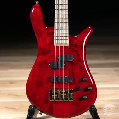 Spector Euro 4 LX Maple Fingberboard Bass Guitar – Black Cherry Gloss image 2