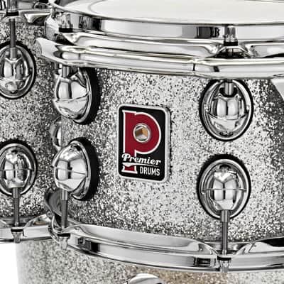 Premier Genista Maple Series 22" Four-Piece Shell Pack Silver Sparkle PGM22-4SPSSX image 4