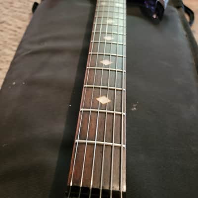 BC Rich Warlock Acrylic Electric Guitar Transparent Purple With BC Rich Gig Bag Excellent Player! image 14