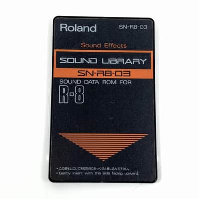 Roland SN-R8-03 Sound Effects 1990s - Black TGHM