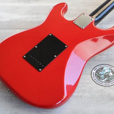 1985 Squier Japan Contemporary Series HSS Stratocaster (Torino Red) image 8