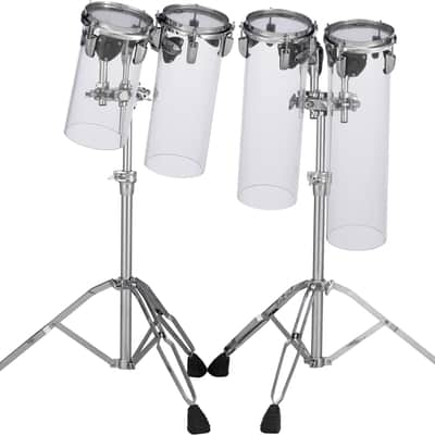 Pearl 6x21" Crystal Beat Rocket Concert Tom - Ultra Clear (CRB621/C730) image 2