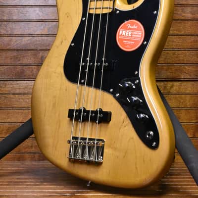 Squier Classic Vibe 70's Jazz Bass, Natural image 1