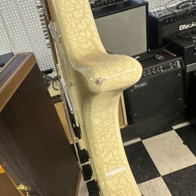 Jerry Jones Electric Sitar m - White Crackle image 11