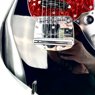 Fender Jagstang 2022 Black Imron Kurt Cobain Jaguar mustang image 6