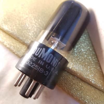 Tung-Sol Perfect 0% Tight Matched Pair (2) 6V6GT tNOS AT1000 TESTED Vacuum Tubes greyglass Black Glass Beam Power 6V6 1946-1959 image 2