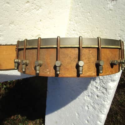 Tenor Banjo, 1920's, 17 Fret, Tone Ring, HSC image 6