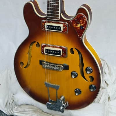 Aria 60’s Diamond ES335 style Hollow Body 50+ yr old Electric Guitar W/f-holes nice image 7