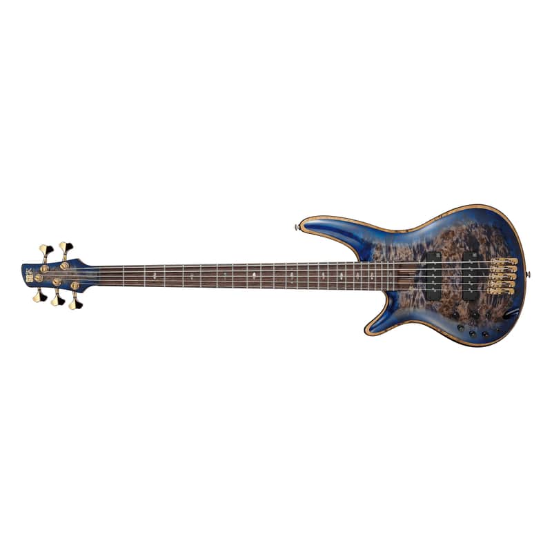 Ibanez SR2605L 5-String Left-Handed Electric Bass Guitar Cerulean Blue Burst SR2605LCBB + Ibanez Gig Bag - Brand New image 1