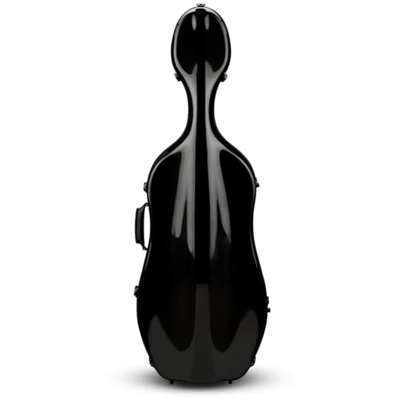 J.W. Eastman CACLK1W-BK 4/4 Carbon Fiber/Fiberglass Blend Cello Case Black image 1