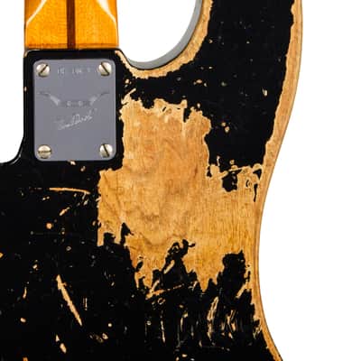 Fender ZZ Top Dusty Hill OWNED & PLAYED Signature Model Custom Shop Relic Bass with ALL Extras : Collectors Alert ! image 9