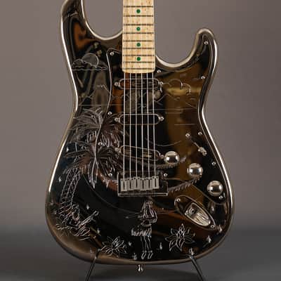 Fender Custom Shop Aloha Stratocaster 1994 - 1995 - Etched Aluminum image 3