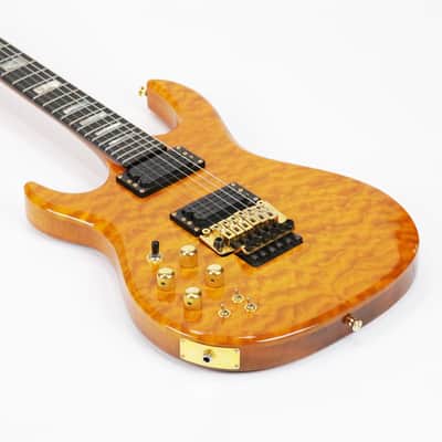 1992 Carvin DC400 Left-Handed Vintage Kiesel M22 Pickups Kahler LH Lefty Quilted Maple KOA Wood Custom Ordered Rare Electric Guitar w/ Orig. OHSC Tweed Case image 6