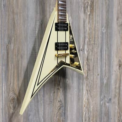 Jackson Pro Series RR5 Rhoads 2003 - 2009 - Ivory with Black Pinstripes image 1