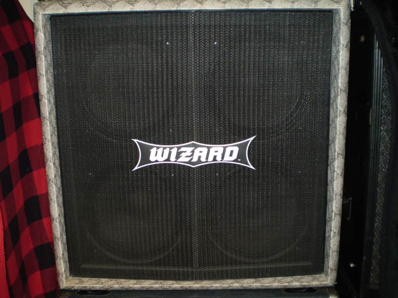 Rare Worlds Best  4x12 Sound Projection cab-1993 Wizard cab - 4 Sidewinder S12-150 w-Snakeskin Tolex image 1