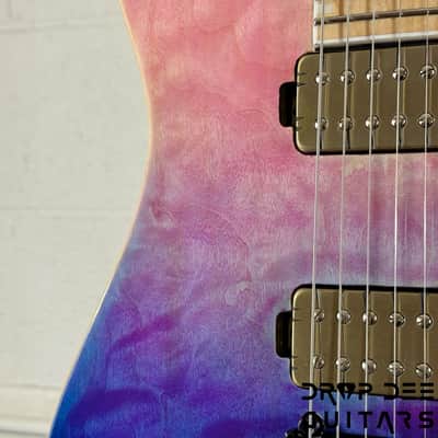 ESP E-II M-II HST QM Electric Guitar w/ Case - Indigo Purple Fade image 6