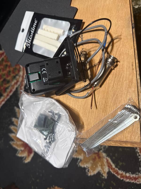 Fishman pickup Kushan Presys Never used open box - Black Plastic image 1
