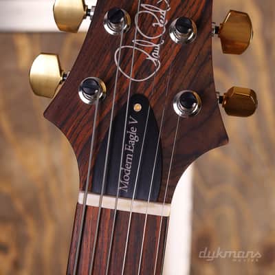 PRS Wood Library Modern Eagle V Charcoal Cherry Burst image 10