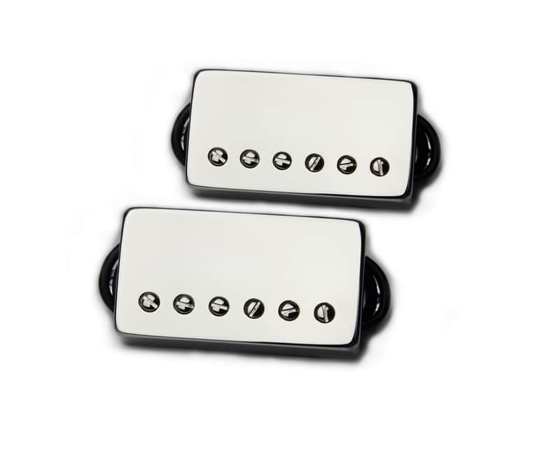 Bare Knuckle Boot Camp Brute Force Humbucker Pickup Set - Nickel image 1