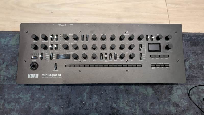 Korg Minilogue XD Module 2019 - Present - Black WITH DECKSAVER image 1