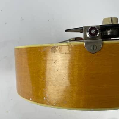 National 1120 Archtop 1950s Nice 16" Maple Body ,  with Factory Pickup, Hardshell case and Cable image 3
